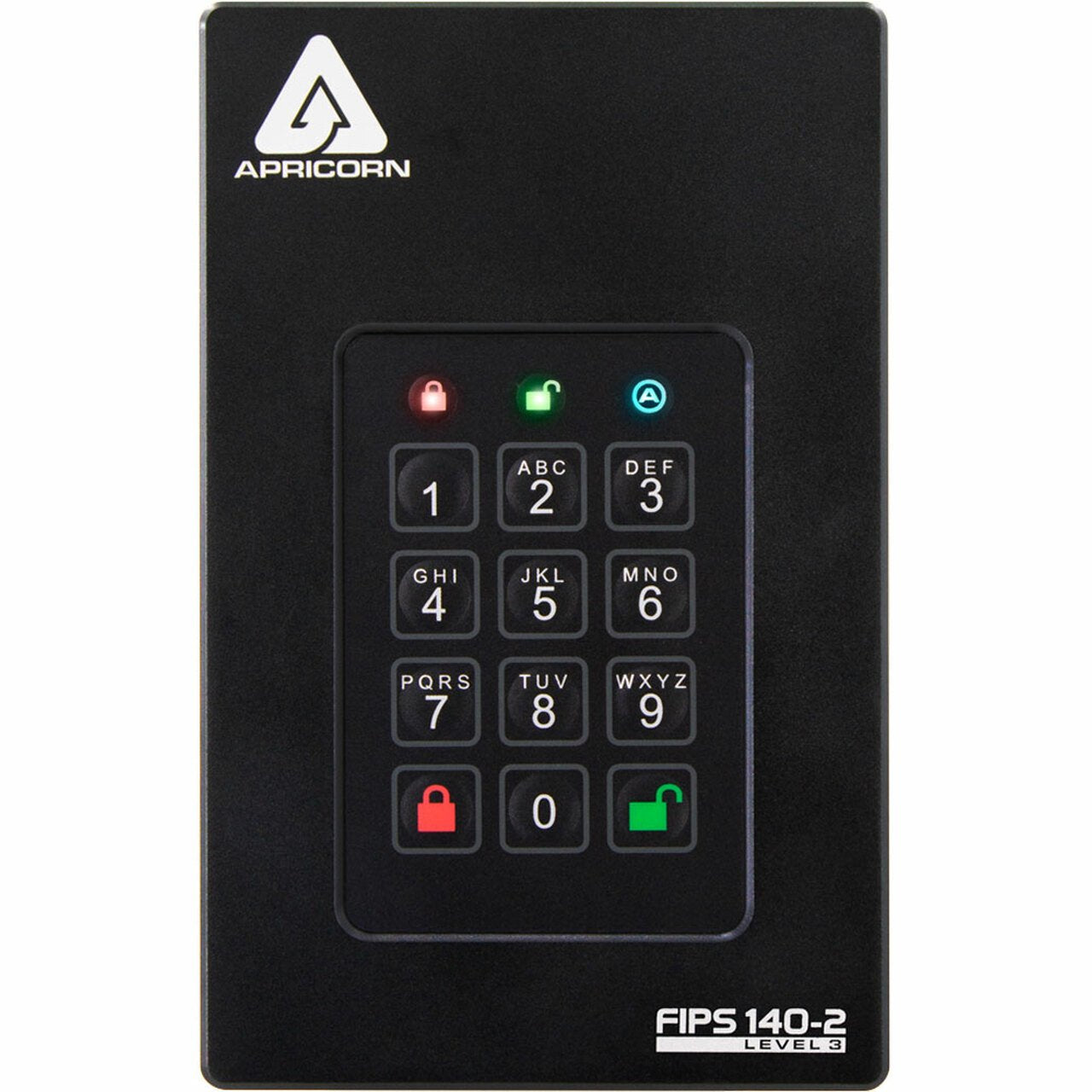 Apricorn Festplatte Aegis Fortress L3 - 1 Tb - Usb 3.1 - Negro