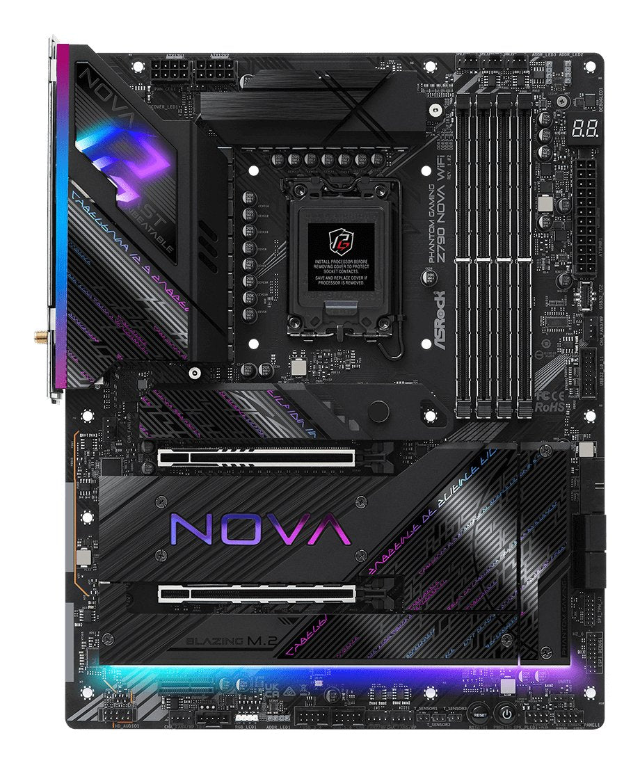 Placa Base Asrock Z790 Nova Wifi 1700 Atx Hdmi Dp Ddr5 Retail