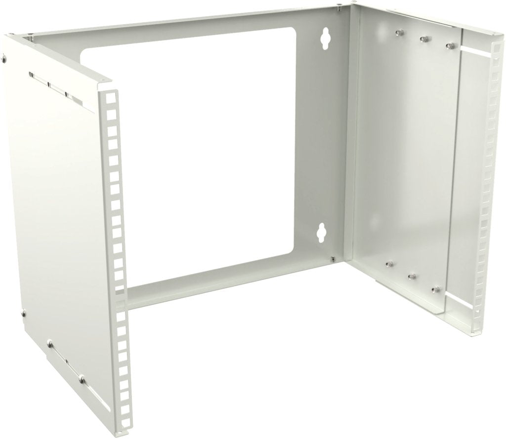 Lanview By Logon Soporte De Pared Para Rack Con Marco Abierto De Profundidad Ajustable De 19'' Y 8u