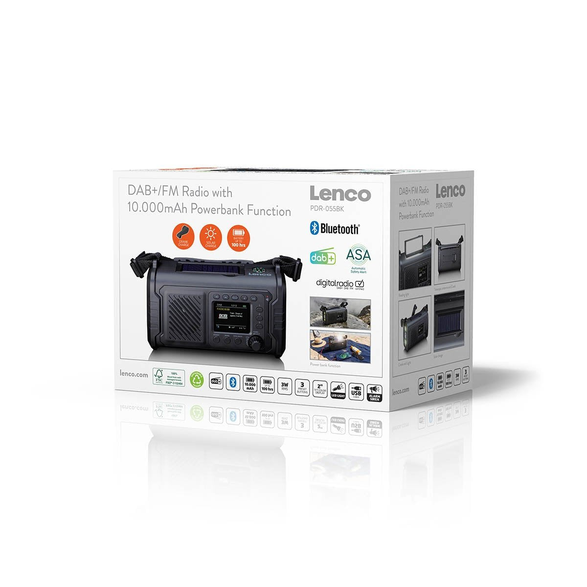 Lenco Pdr-055 Emergency Radio