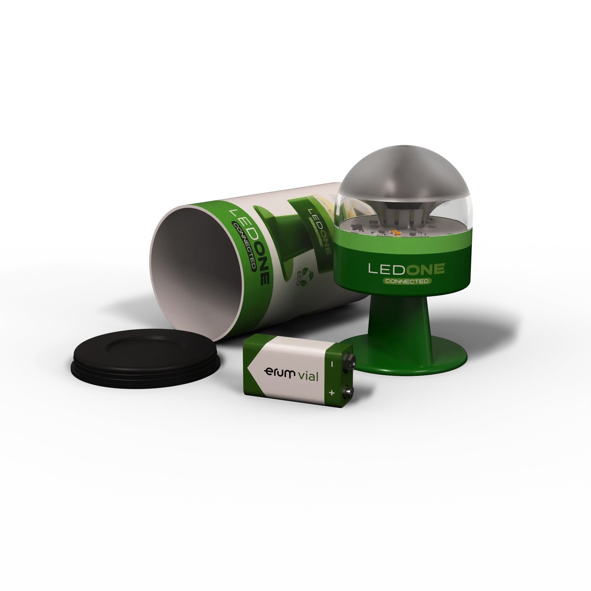 Kit Chaleco + Funda + Luz De Emergencia Led One