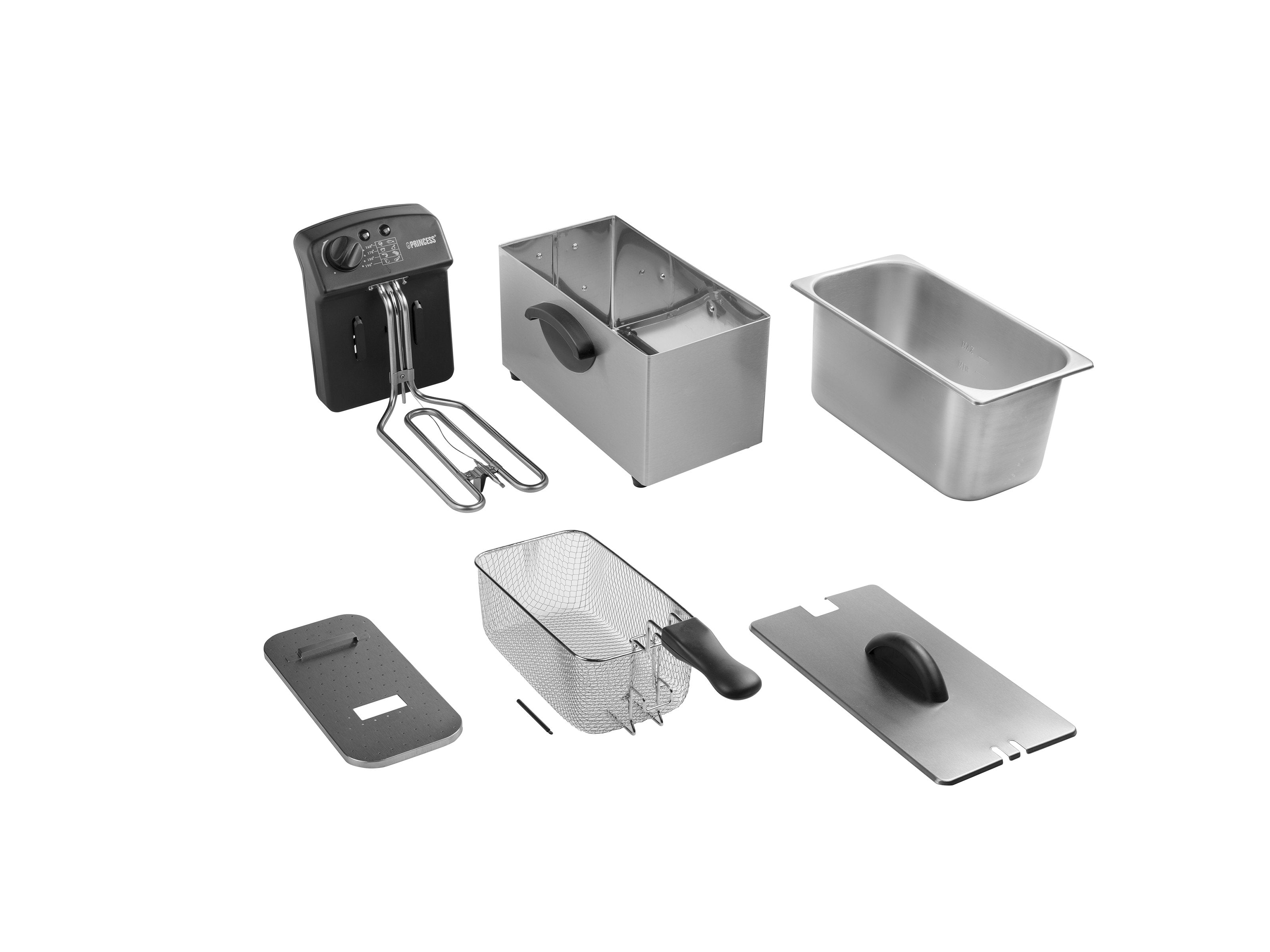 Freidora Princess Family Castle 182626 2000w Capacidad 3l