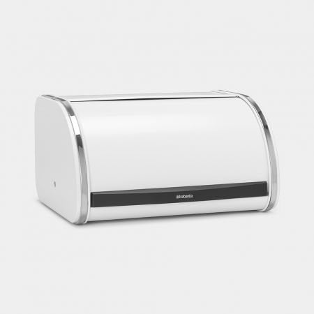 Brabantia Roll Top Bread Bin White, Medium