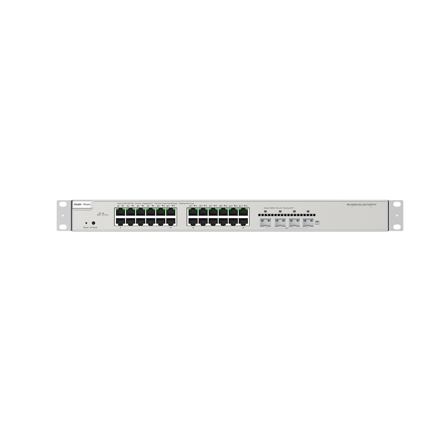 Switch Ruijie Reyee Rg-Nbs5200-24gt4xs-P 5-Port 10/100 Mbps Desktop Switch