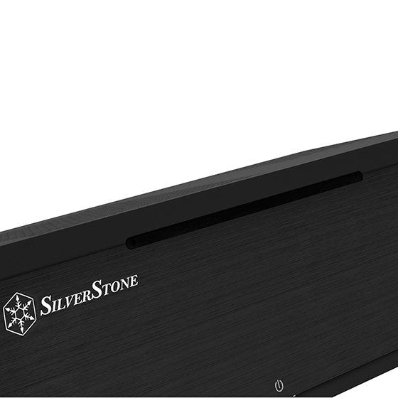 Caja Pc Silverstone Sst-Ml06b-E Silent Milo Slim Htpc Mini-Itx, Negro