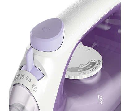 Plancha A Vapor Philips 1000 Series Dst1020/30 Suela Antiadherente 1800 W Violeta, Blanco
