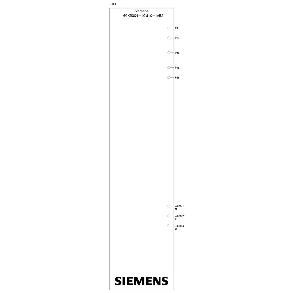 Siemens 6gk5004-1gm10-1ab2 Industrial Ethernet Switch - Switch - 1 Gbps