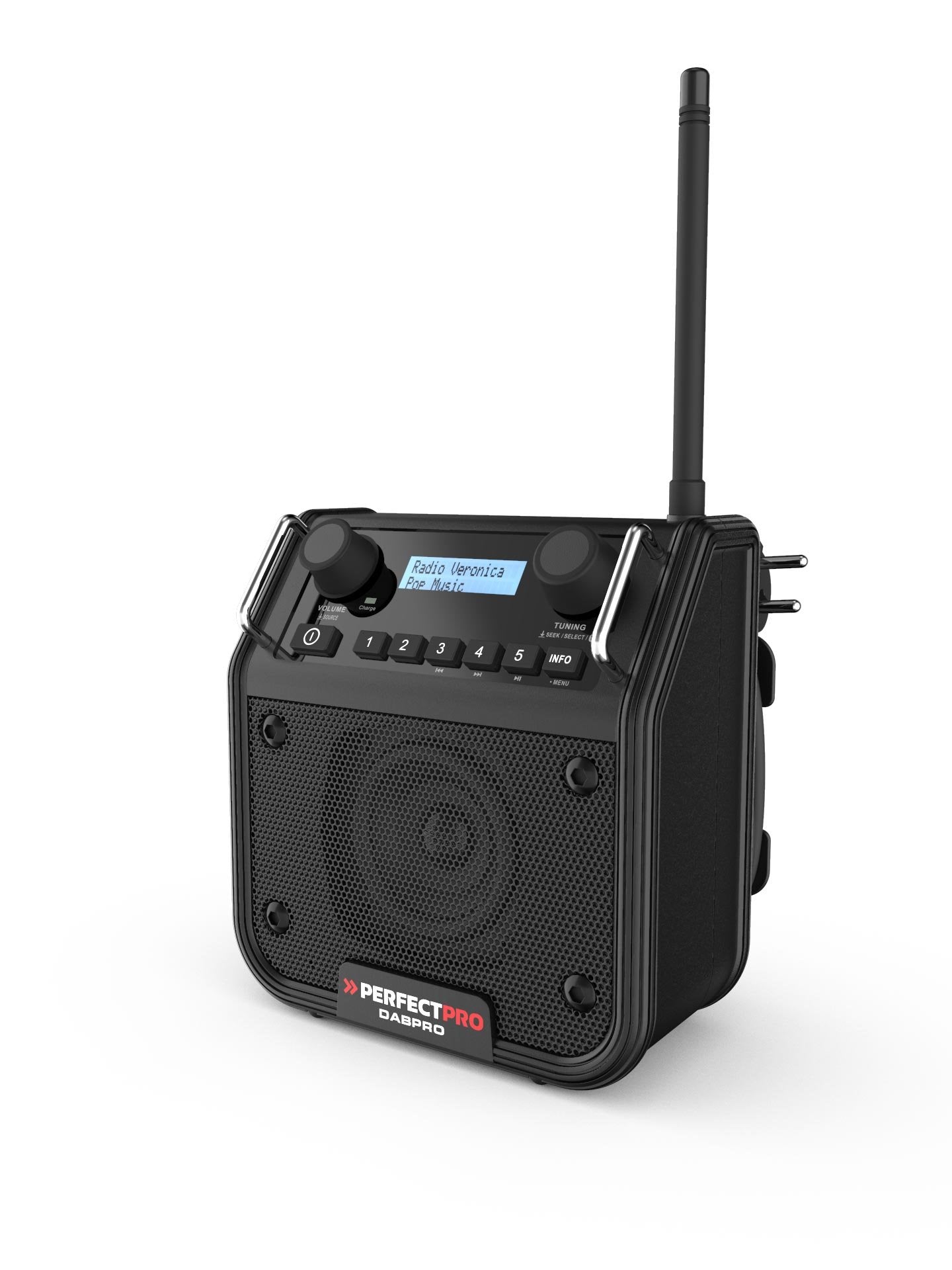 EAN 8719689465193 - Perfectpro DABPRO Portátil Digital Negro imagen 5