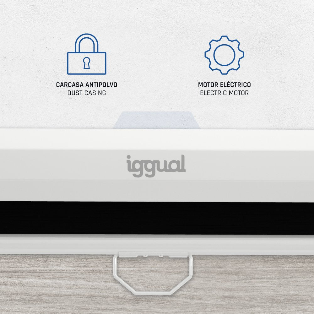 Iggual Pantalla Elec. Pano.92" 203x114 Cm Contrem