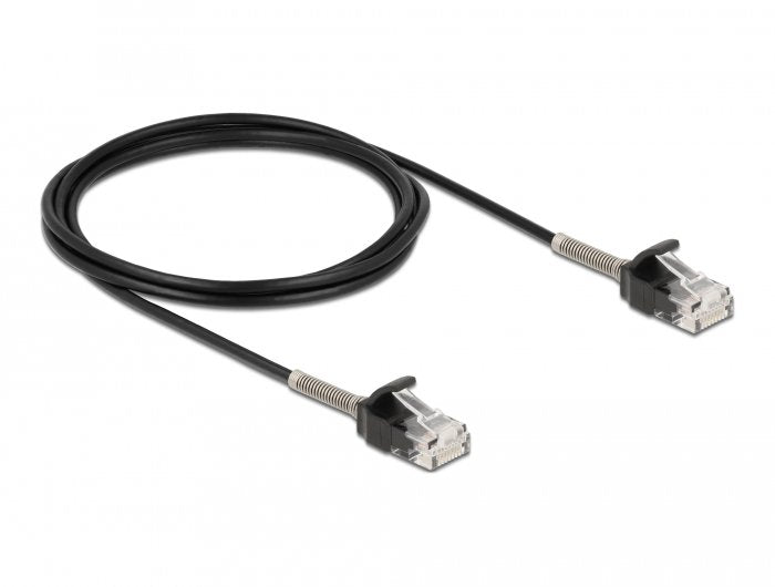 Cable Delock 87018 De Red Negro 2 M Cat6a U/Utp (Utp)