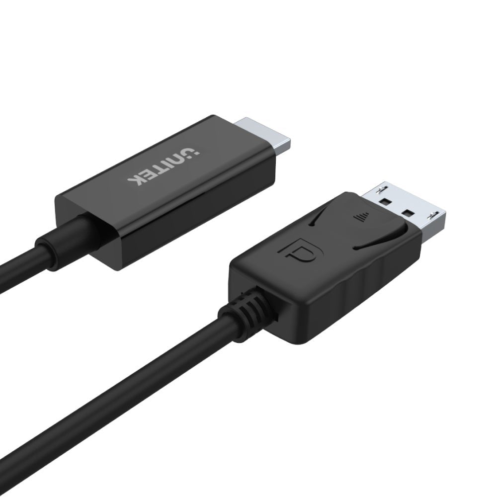 EAN 4894160010476 - UNITEK Y-5118CA adaptador de cable de vídeo 1,8 m HDMI tipo A (Estándar) DisplayPort Negro imagen 2