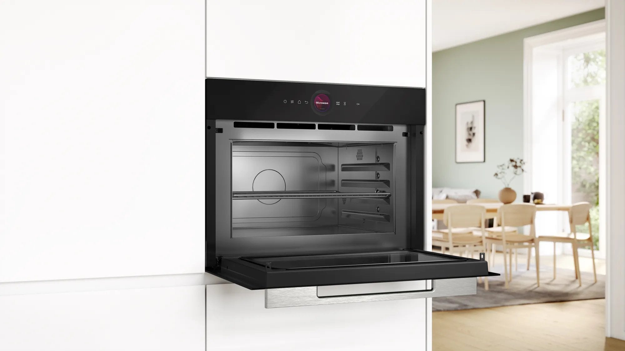 Microondas Bosch Home Ceg732xb1 Serie 8 Negro, Con Función Grill Ceg732xb1