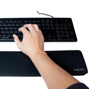 Logilink Reposa Muñecas 440 X 95 X 18mm Negro Id0142