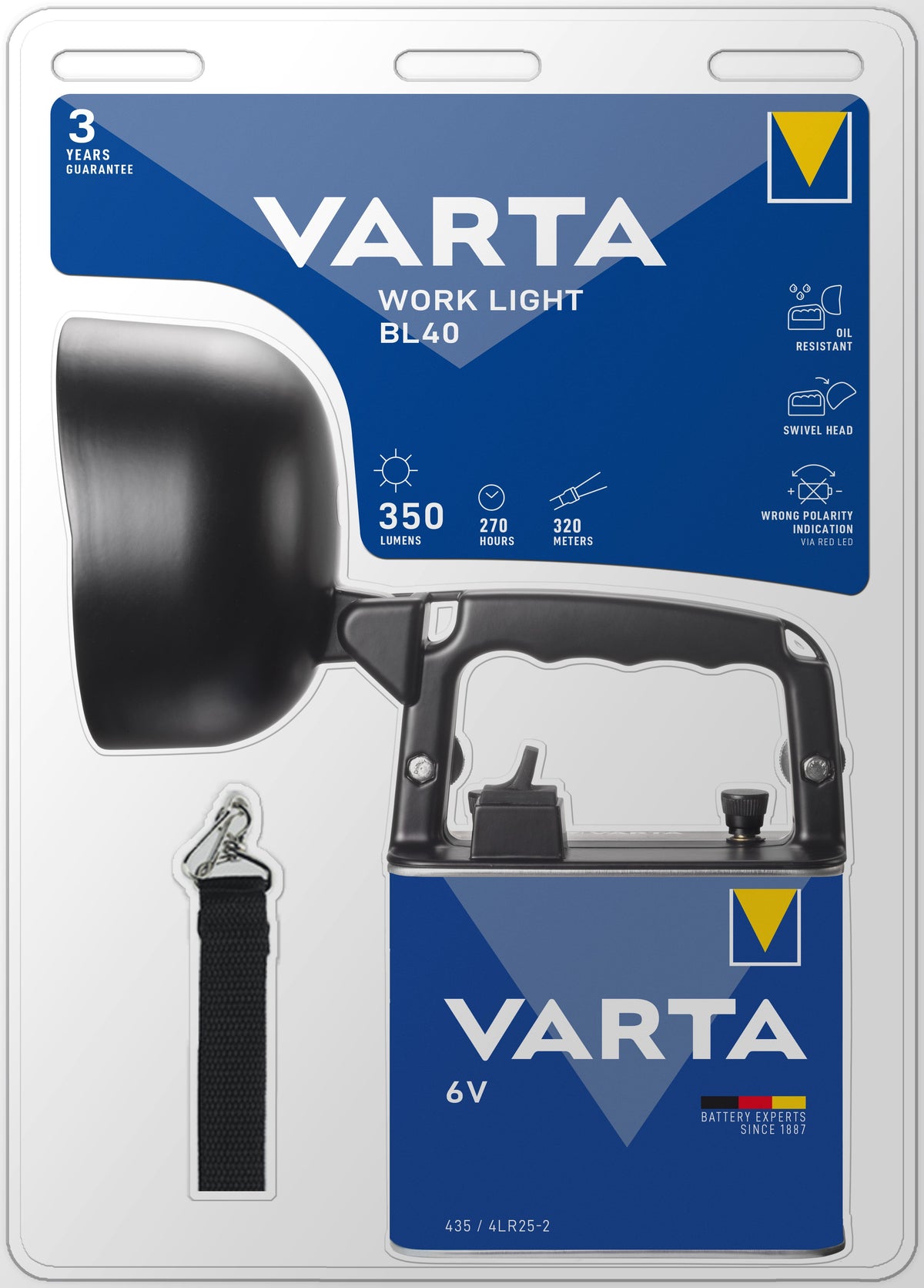 EAN 4008496678013 - Varta 18660101421 Negro, Azul Linterna de mano LED imagen 1