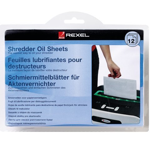 Rexel Shredder Oil Sheets (20) 20 Pieza(S)