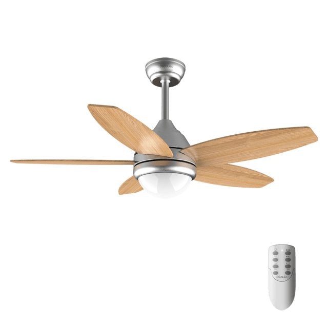 Ventilador De Techo Cecotec Energysilence Aero 495 55w 5 Aspas Reversibles 106cm 3 Velocidades