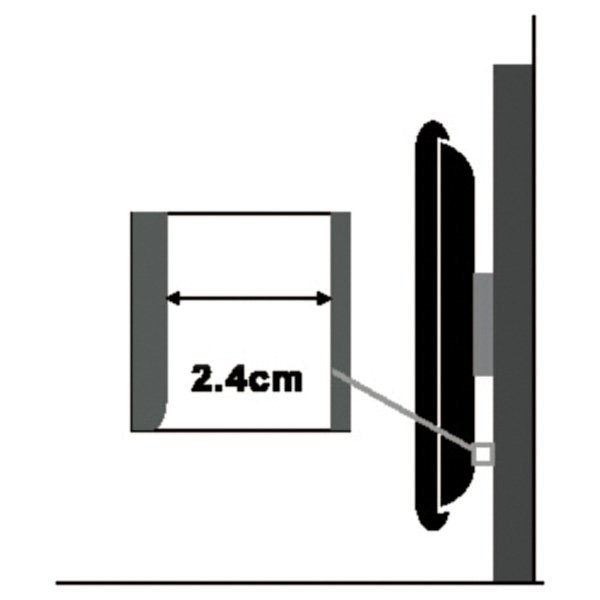 Value Tv-Monitorsoporte De Pared, Fest, 32-60 Zoll, Bis 80 Kg