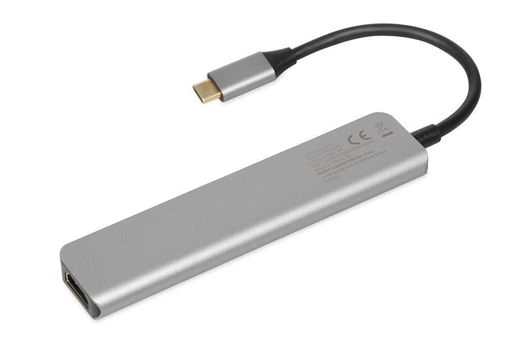 EAN 5903968680817 - iBox IUH3SL4K hub de interfaz USB Tipo C 5000 Mbit/s Plata imagen 2