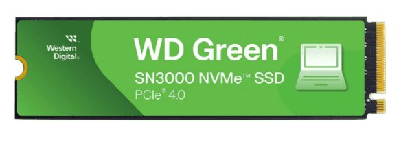 Ssd Western Digital Green 1tb M.2 Pcie Gen4 Nvme Write Speed 4200 Mbytes/Sec Read Speed 5000 Mbytes/Sec 2.3mm Tbw 150 Tb Wds100t4g0e