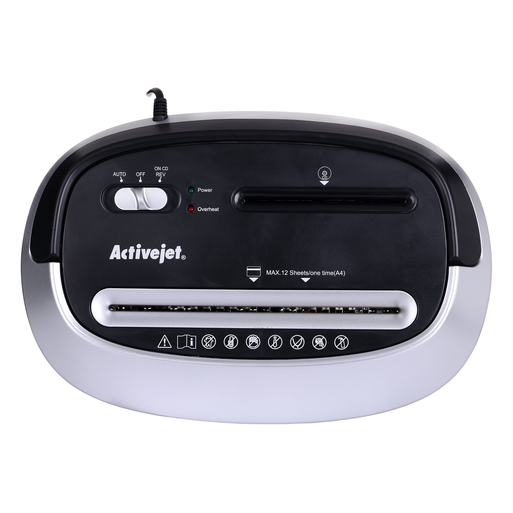 EAN 5901443108535 - Activejet ASH-1201D paper and documents shredder triturador de papel Corte en tiras 70 dB 22 cm imagen 13