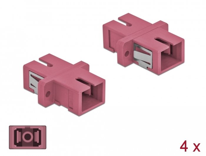 Delock 85995 Conector De Fibra Óptica Sc Hembra/Hembra