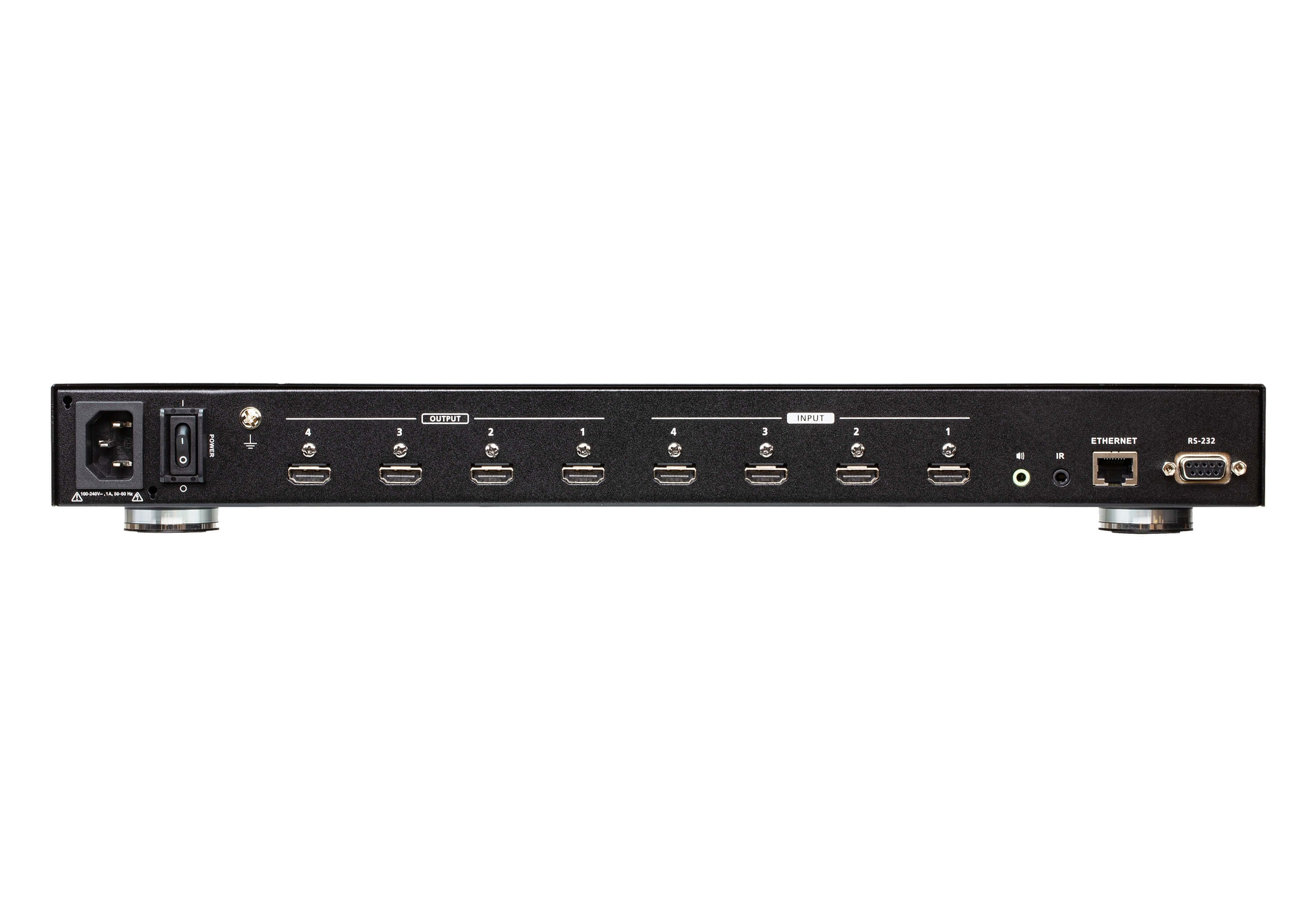EAN 4719264649608 - ATEN VM6404HB-AT-G matriz de conmutación Matriz de conmutación con escalador Pantalla incorporada imagen 2