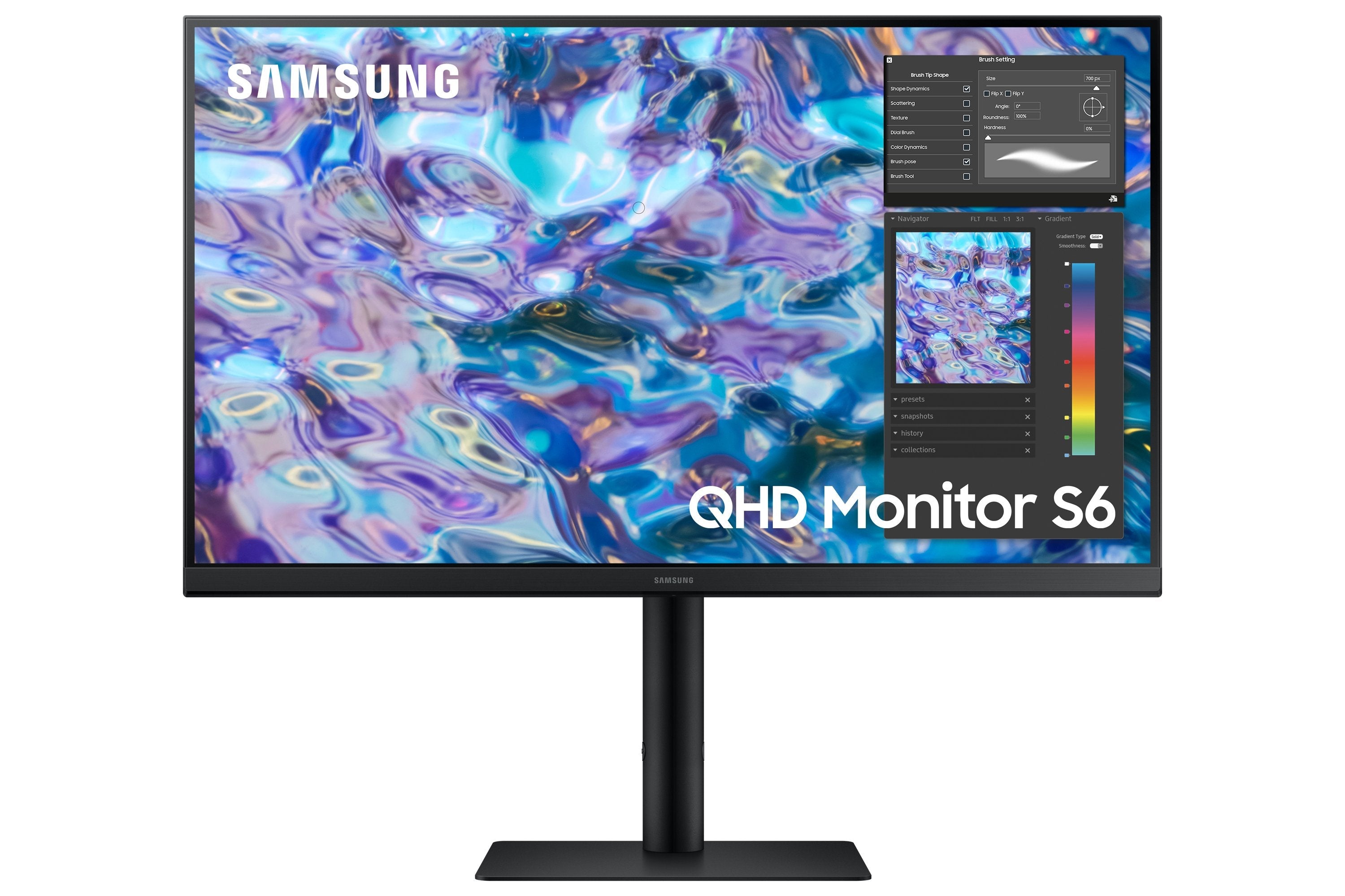Monitor Samsung Serie 6 68,0cm S27b610equ 16:9 27" Quad Hd Ips Negro