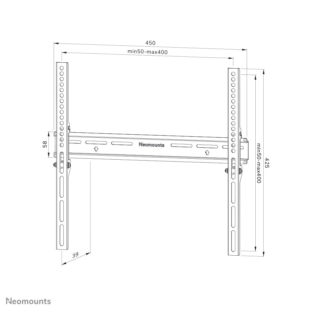 EAN 8717371449629 - Neomounts WL30-350BL14 soporte para TV 165,1 cm (65") Negro imagen 14