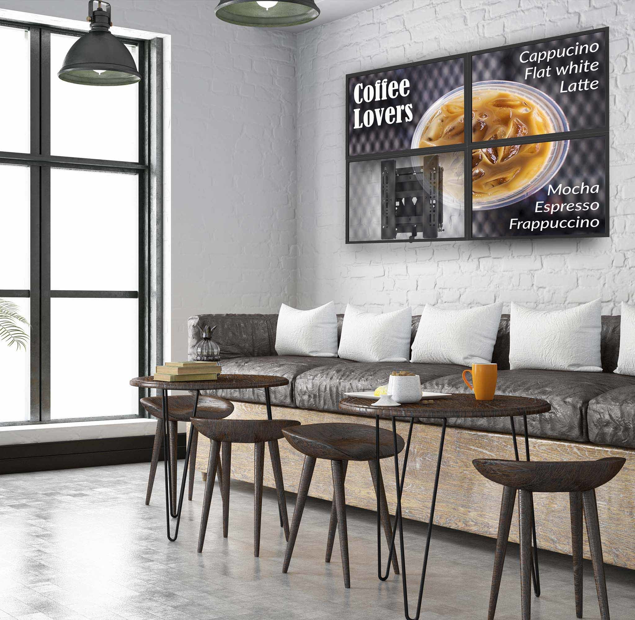 Edbak Vwpop40 Soporte Para Pantalla Mural De Vídeo