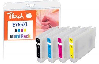 EAN 7640182387372 - Peach PI200-724 cartucho de tinta 4 pieza(s) Compatible Alto rendimiento (XL) Negro, Cian, Magenta, Amari imagen 1