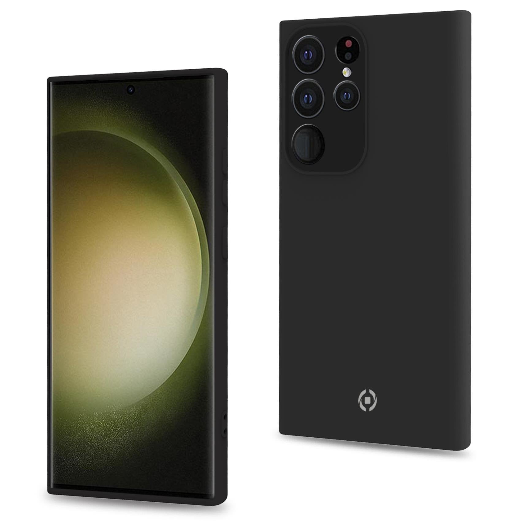 Celly Cromo Funda Para Galaxy S23 Ultra 5g (6.8") Negro