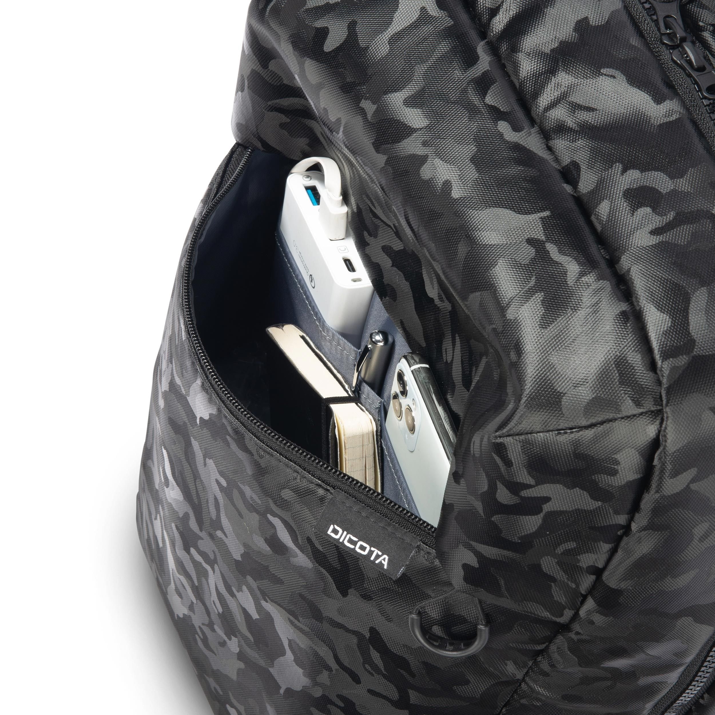 EAN 7640239422247 - DICOTA D32126 mochila Mochila informal Camuflaje Poliéster imagen 6