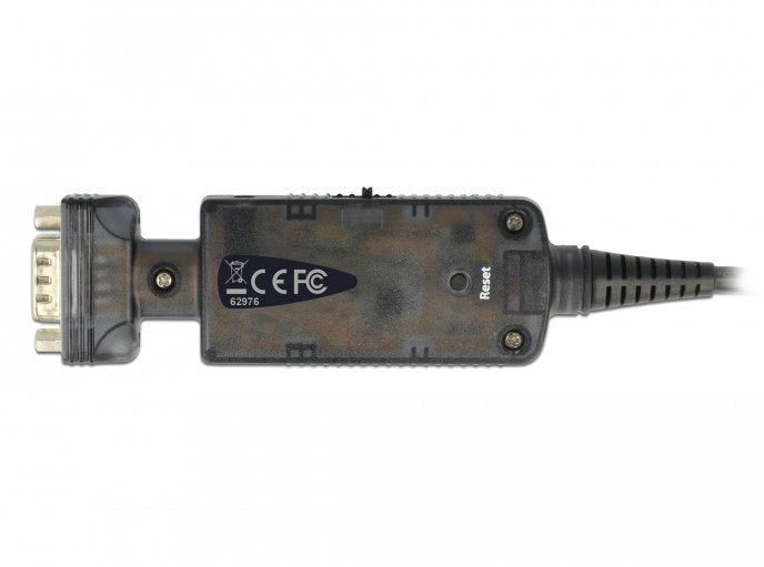 Konverter Ethernet Lan Rj45 10 100 Mbps Buchse Zu Seriell Rs-232 Db9 Stecker Mit Muttern
