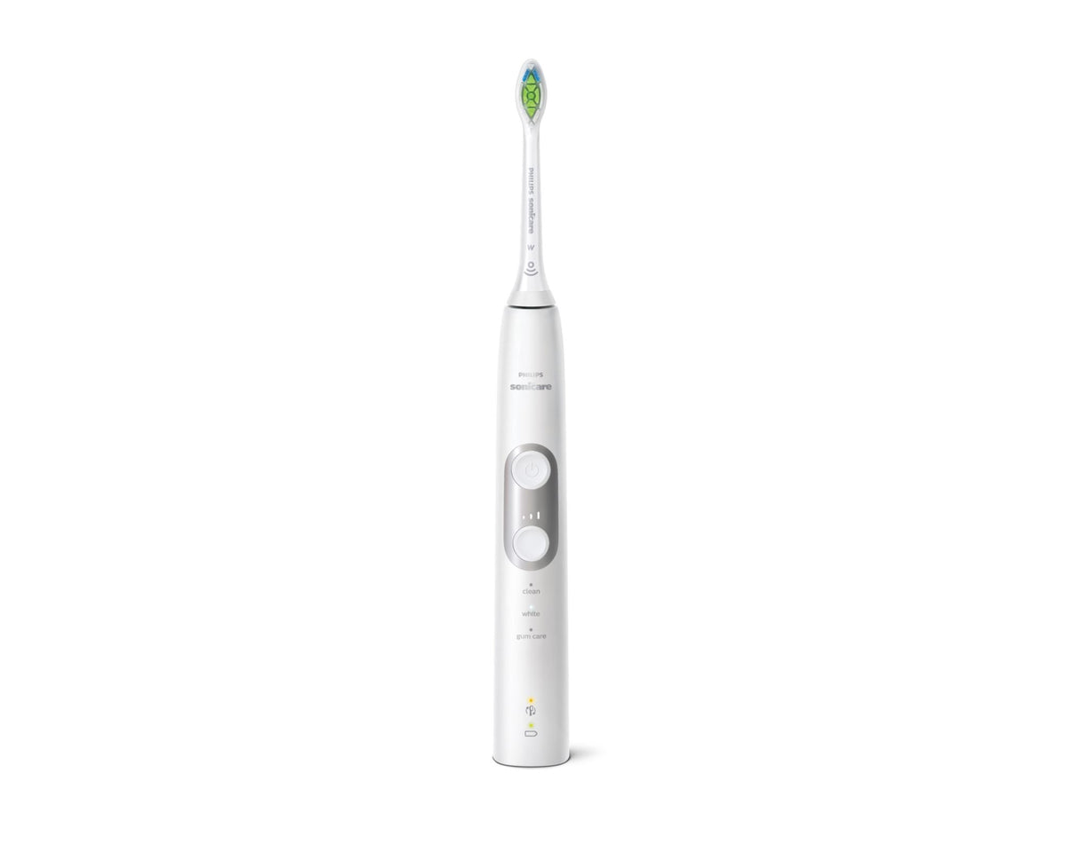 EAN 8710103846840 - Philips Sonicare HX6877/28 cepillo eléctrico para dientes Adulto Cepillo dental sónico Plata, Blanco imagen 1