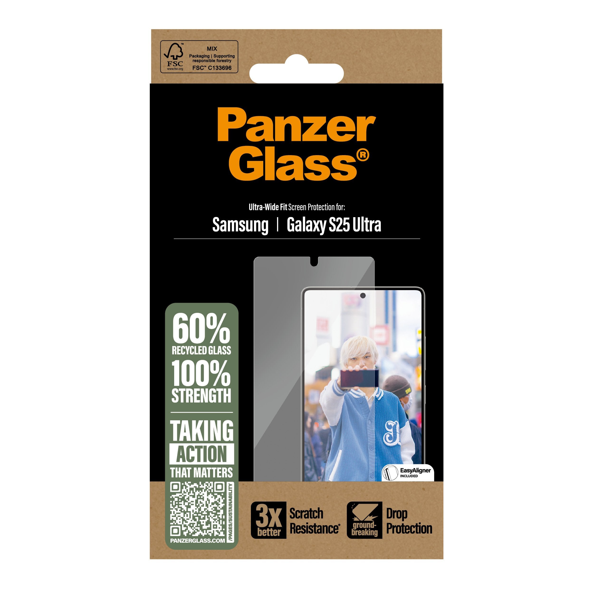 EAN 5715685017285 - PanzerGlass ® Screen Protector Samsung Galaxy S25 Ultra | Ultra-Wide Fit Protector de pantalla 1 pieza(s) imagen 3