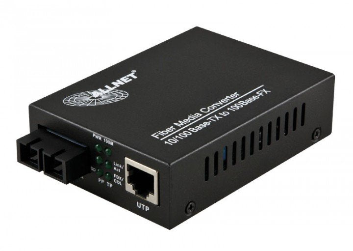 EAN 4038816006448 - ALLNET ALL-MC102-SC-MM convertidor de medio 100 Mbit/s Multimodo Negro imagen 1