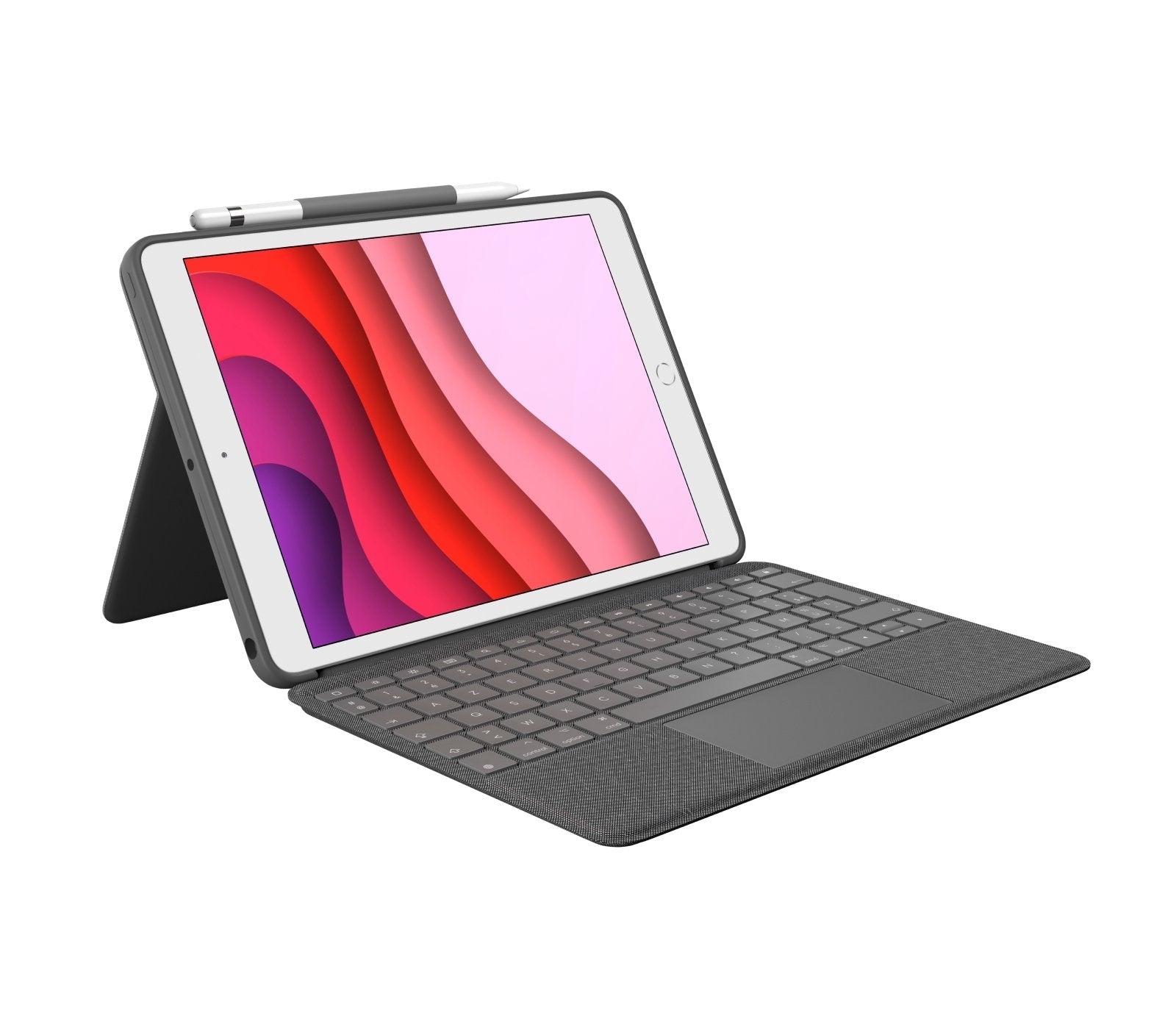 Logitech Combo Touch Funda Teclado Francés Con Panel Táctil - Azerty - Grafito