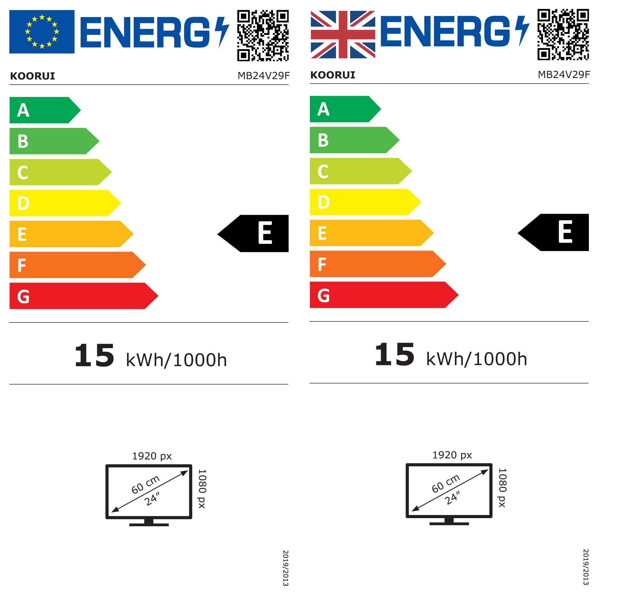 Koorui E2411h Fhd Office-Monitor 60,5 Cm (23,8 Zoll)