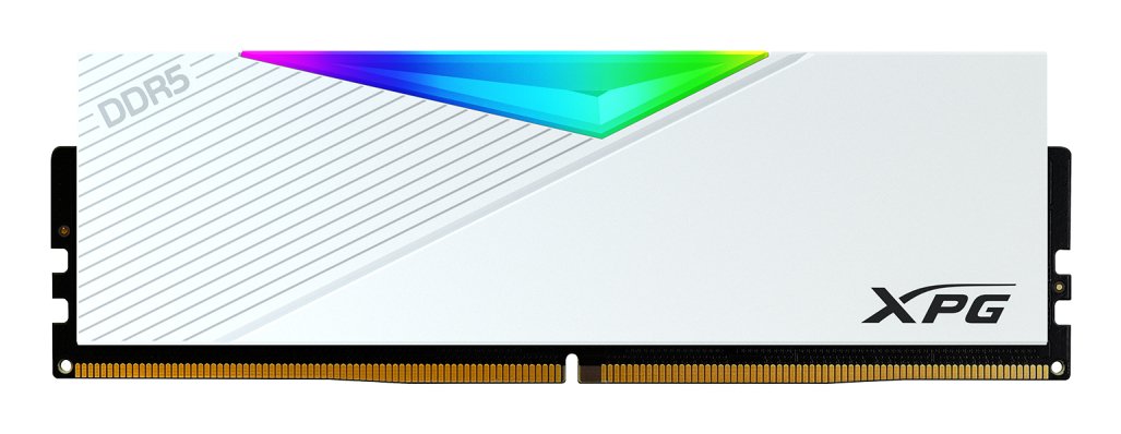 Memoria Adata Dimm 16 Gb Ddr5-6000 (1x 16 Gb)Blanco, Ax5u6000c3016g-Clarwh, Lancer Rgb, Intel Xmp