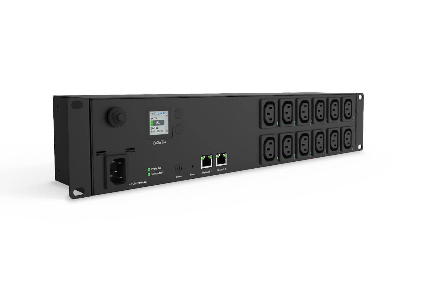 Pdu 2u Regleta Alimentaci N Inteligente Gesti N Cloud Programaci N Consumos Protecci N Sobretensiones Alertas 12 Salidas C13