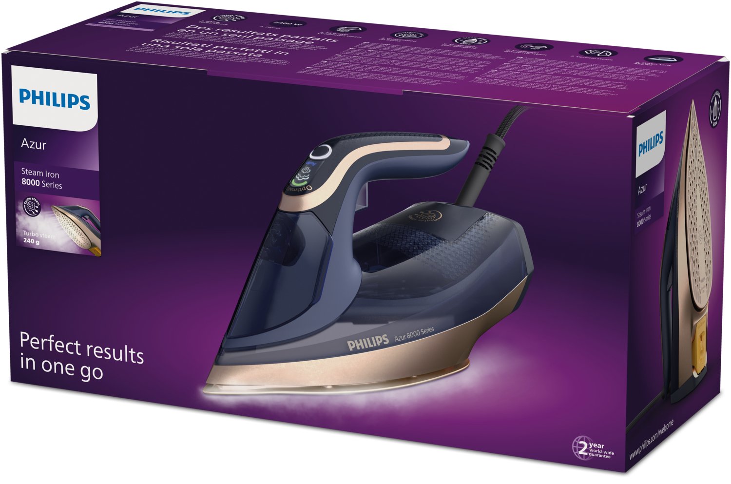 Philips Azur 8000 Series Dst8050/20 Plancha De Vapor