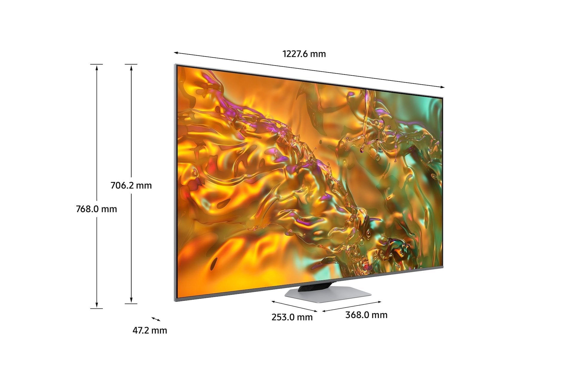 Televisor Samsung Qled Q80d Tq55q80dat 55' Ultra Hd 4k Smart Tv Wifi
