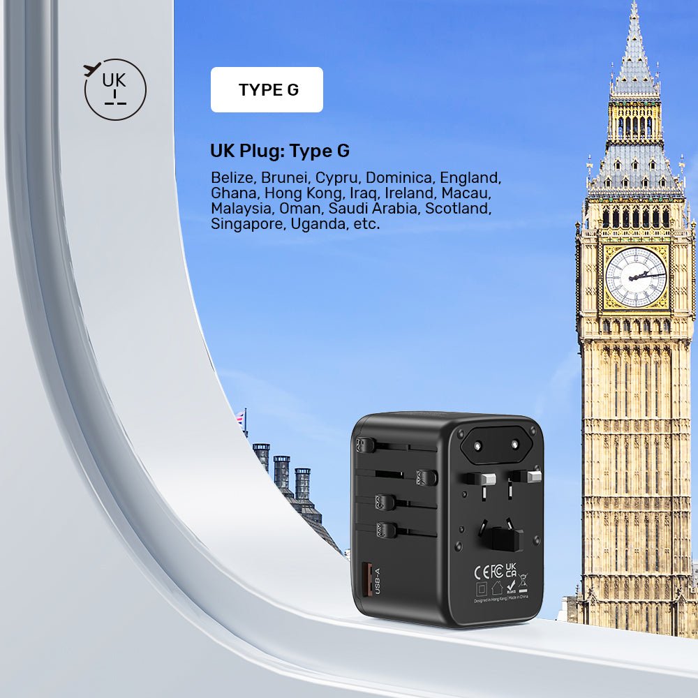 Unitek Ladowarka Podrózna Eu/Us/Uk/Aus Pd 65 W