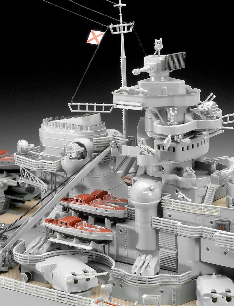 EAN 4009803050409 - Revell Bismarck Maqueta de navío de línea Kit de montaje 1:350 imagen 4