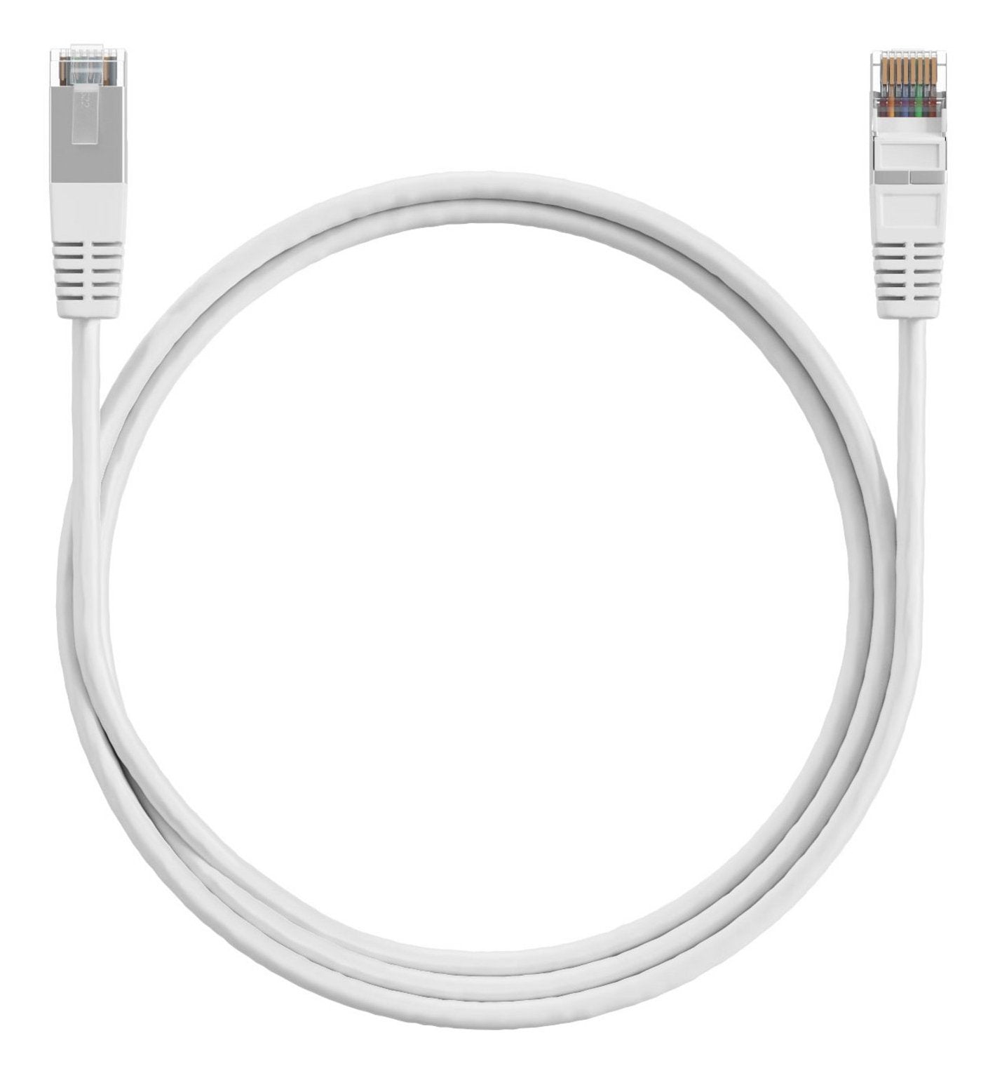 Cable De Conexión De Red Shiverpeaks. Cat6, S Ftp, Lzsh, Blanco 10m