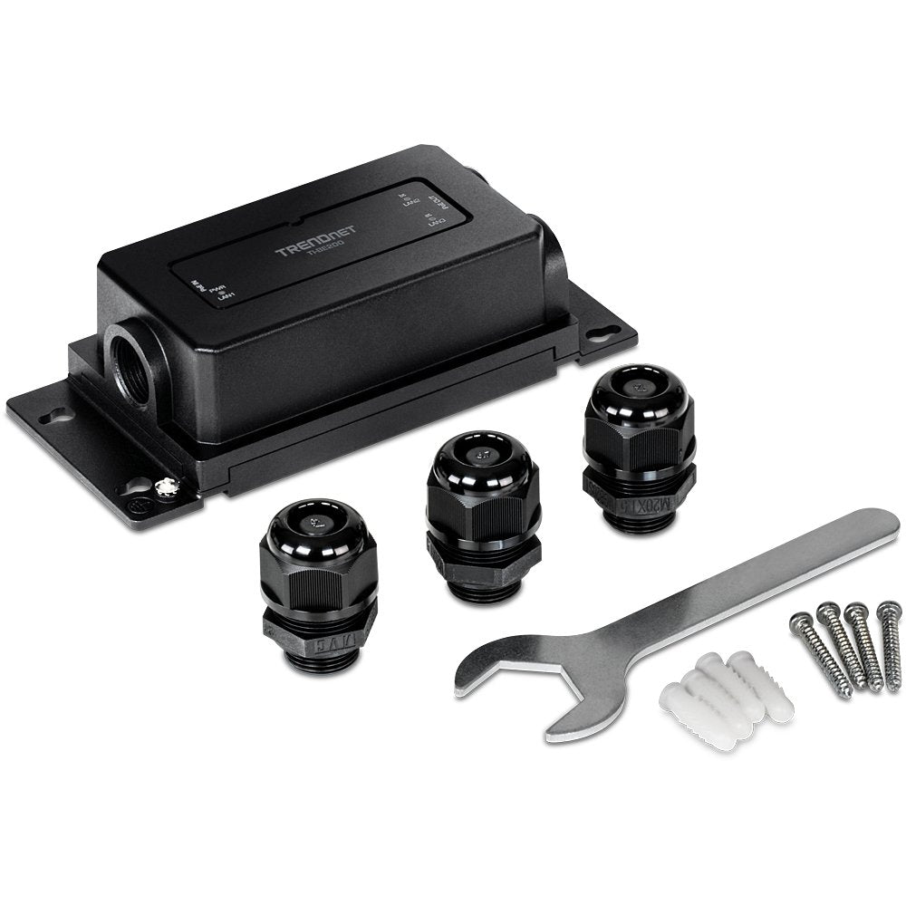 EAN 0710931162394 - Trendnet TI-BE200 ampliador de red Transmisor y receptor de red Negro 10, 100, 1000 Mbit/s imagen 5