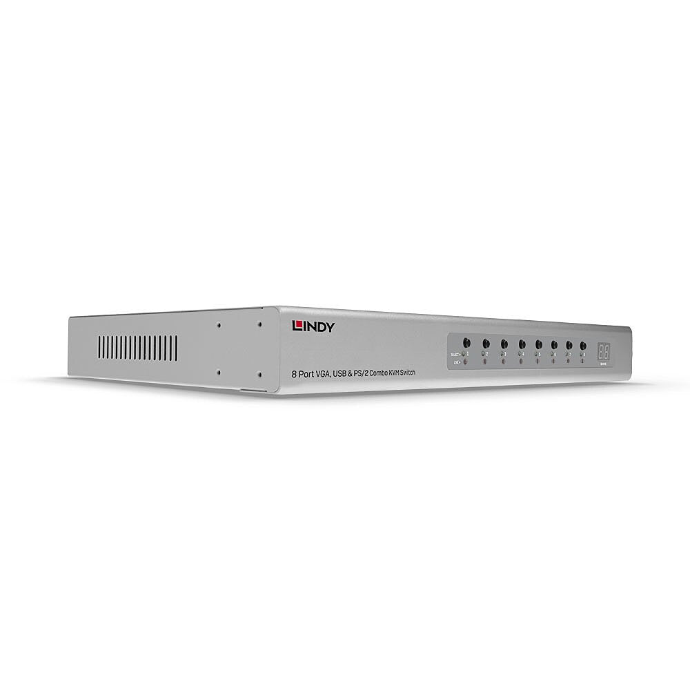 Switch Kvm Lindy Combo Vga, Usb Y Ps / 2 De 8 Puertos