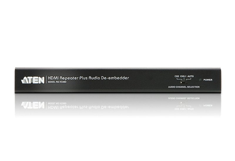 Aten Vc880-At-G Extensor Audio/Video Repetidor De Señales Av Negro