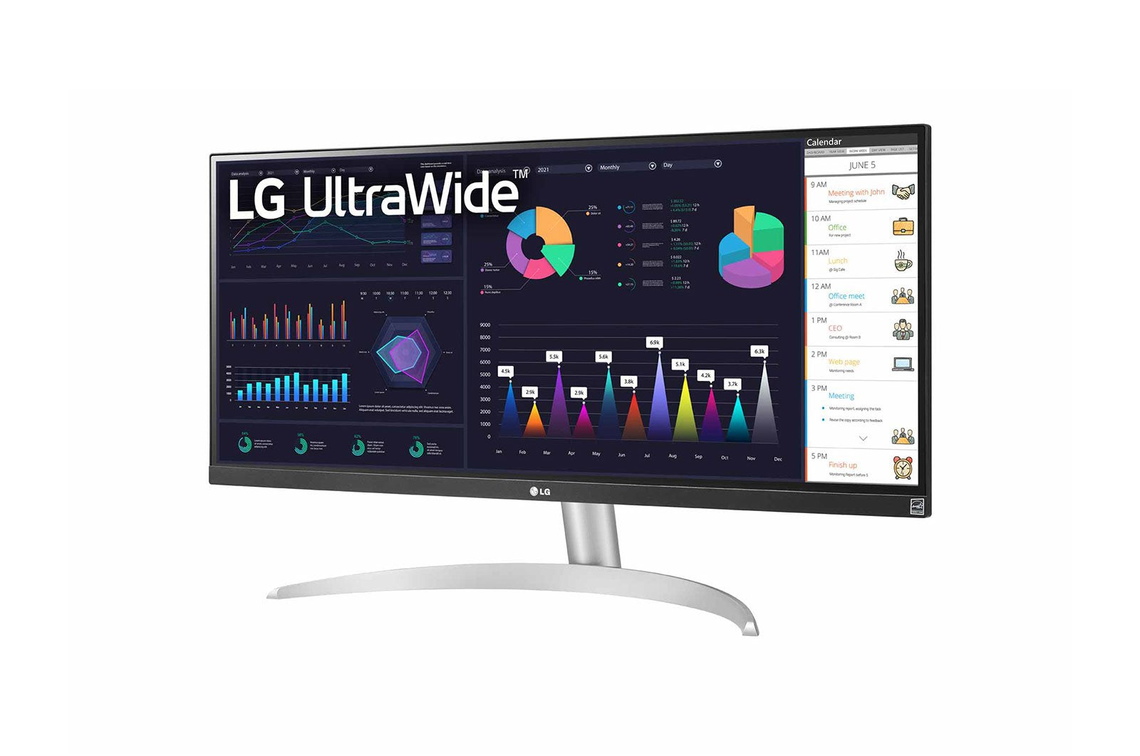 Monitor Lg 29wq600-W 29" Ips 2560x1080 21:9 5ms 250cdm2 Hdmi