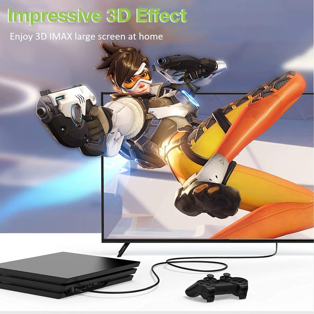 Techly Cable M/H Hdmi 4k 60hz Ethernet, Negro, 7.5m